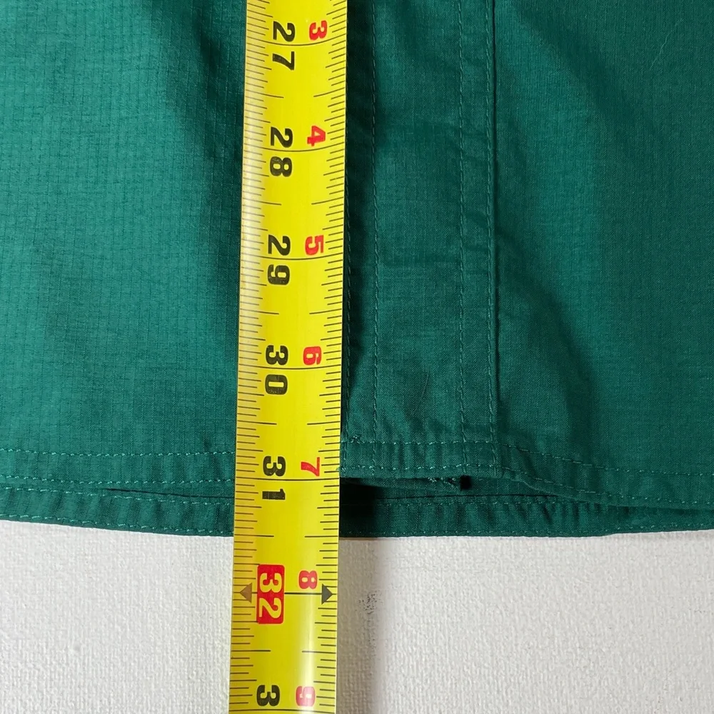 L.L. Bean Vintage Button-Down Long Sleeve Fishing Hiking Shirt - Green Men’s L - Picture 12 of 13